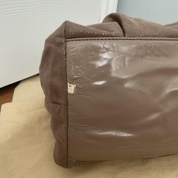 Miss Sixty Vintage Y2K Designer Handbag with Geometric Pattern Monogram Satchel - Picture 3 of 6